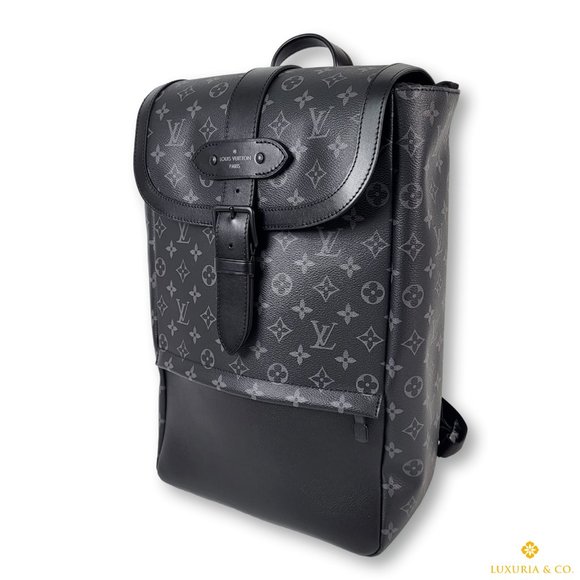 Louis Vuitton Other - Louis Vuitton Monogram Eclipse Canvas Saumur Backpack